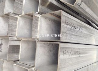 China ASTM AISI Rectangular Stainless Steel Tube with 1000mm - 18000mm Length supplier